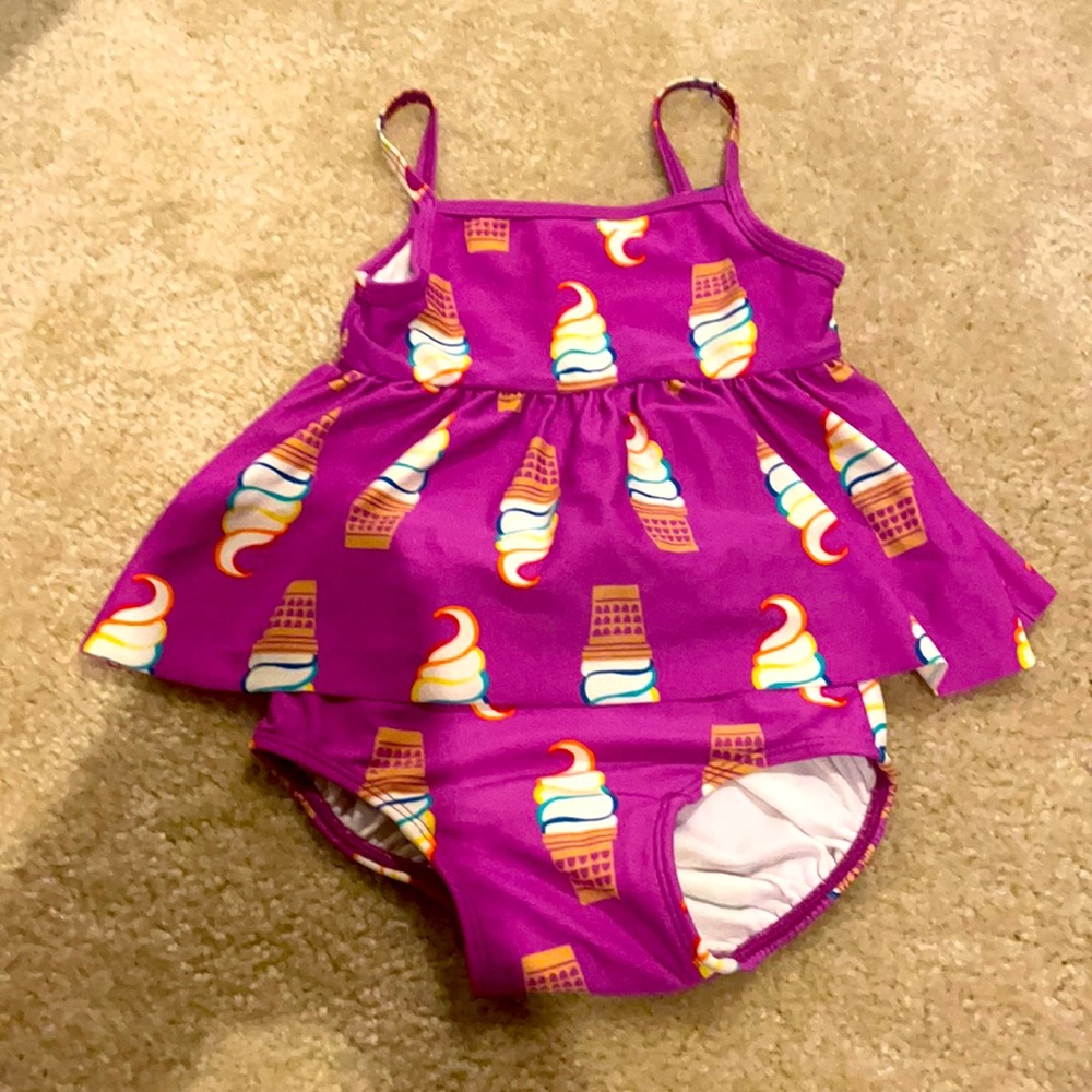 Hanna Andersson ice cream tankini bathing suit! 85